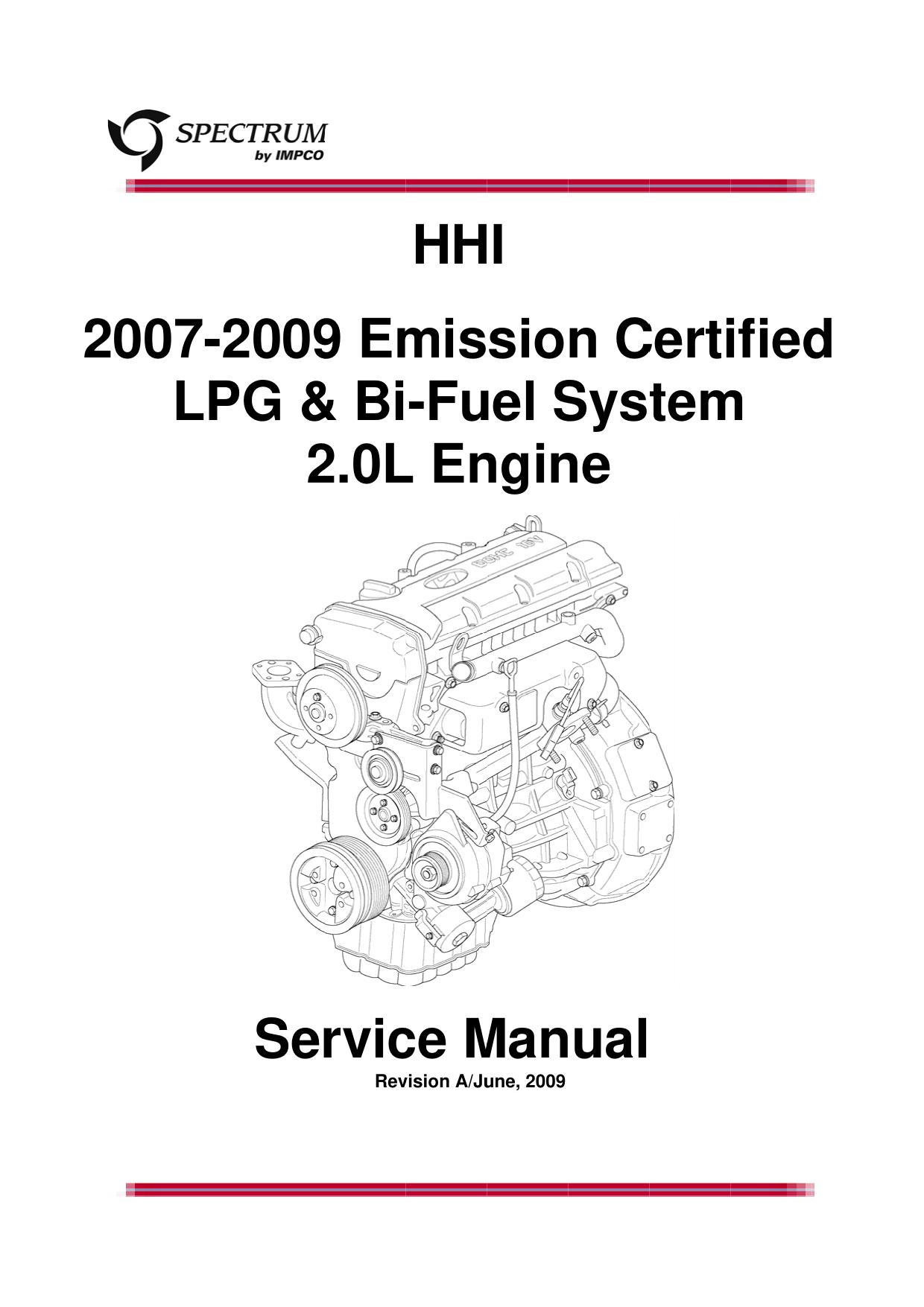 HHI LPG & Bi-Fuel SVCS ERVICE MANUAL
